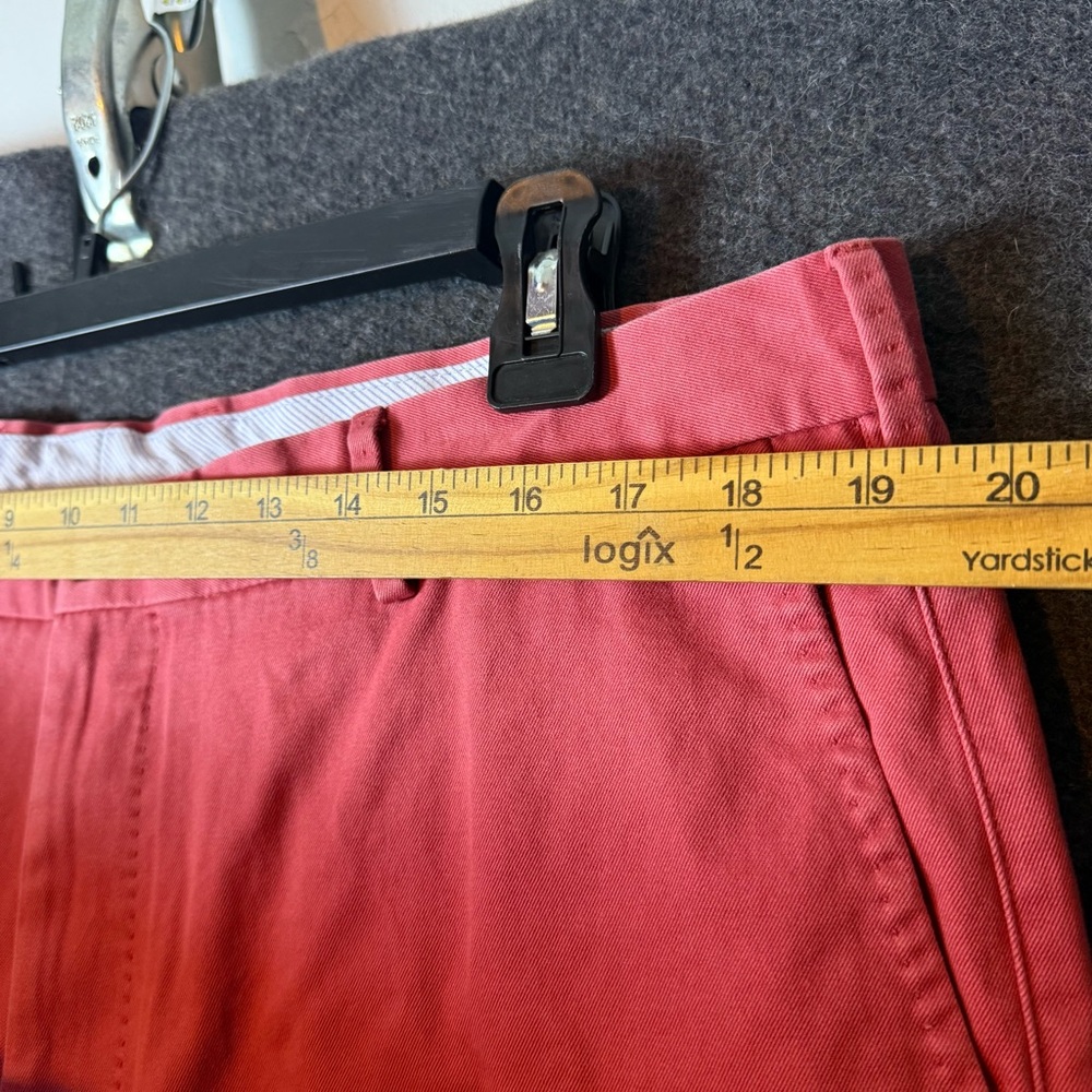 Peter Millar Shorts Mens 38 Crimson Red Chino Golf Church - Picture 3 of 10